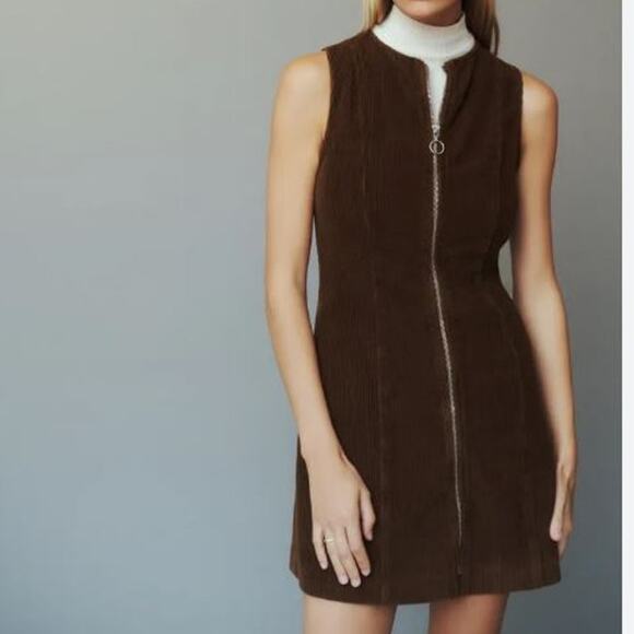 Reformation Dresses & Skirts - Reformation Jeans Suzie Corduroy Mini Dress Size 4